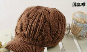 Winter Warm Crochet Knit Ski Beanie