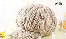 Load image into Gallery viewer, Winter Warm Crochet Knit Ski Beanie